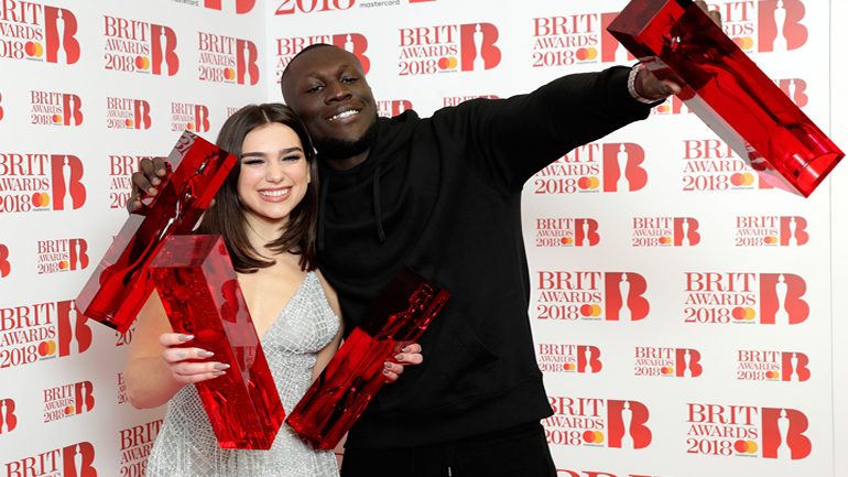 Dua Lipa και Stormzy νικητές των Brit Awards 2018