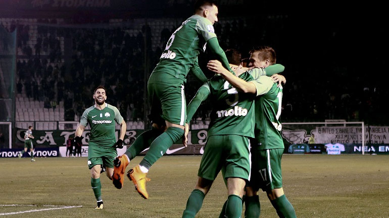 Bγάζει αξιοπρέπεια και μαχητικότητα στο χορτάρι ο ΠΑΟ, 2-0 τη Λαμία