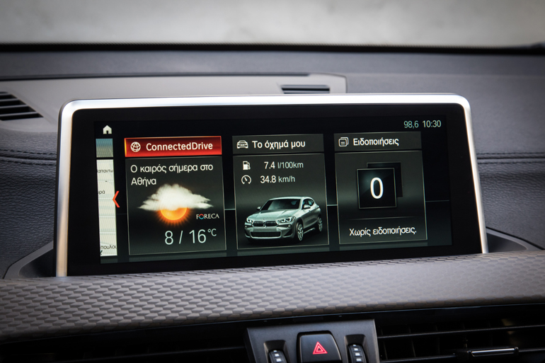 Η οθόνης αφής υψηλής ευκρίνειας που έχουμε δει σε κορυφαία μοντέλα της BMW