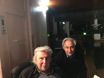 Με τον Μίκη Θεοδωράκη