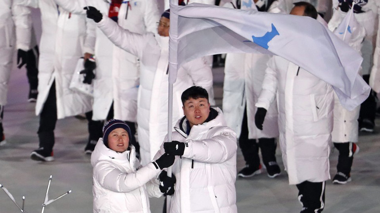 Ν. Κορέα: Αντιπροσωπεία υψηλού επιπέδου της Β. Κορέας στην τελετή λήξης των χειμερινών Ολυμπιακών Αγώνων