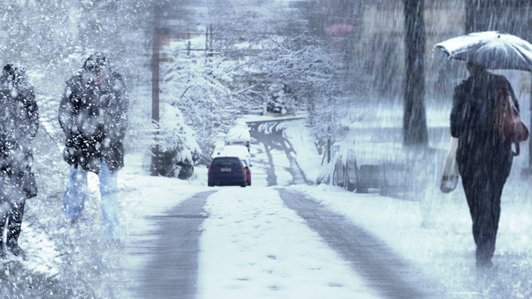 Νέα επιδείνωση του καιρού, χιόνια και καταιγίδες