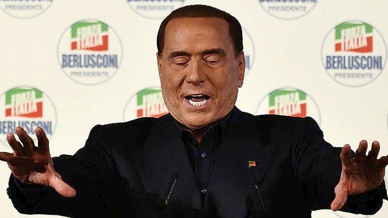 Ο αειθαλής Μπερλουσκόνι, «ο πραγματικός πυλώνας της Ιταλίας» για τους οπαδούς του