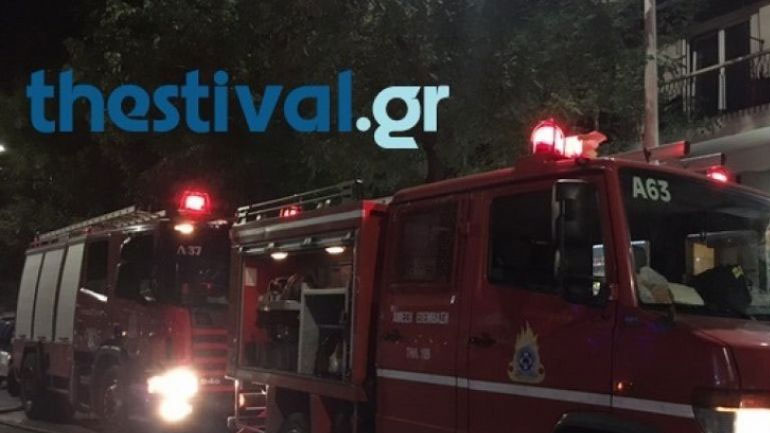 Πυρκαγιά σε μονοκατοικία στο Αγγελοχώρι Θεσσαλονίκης