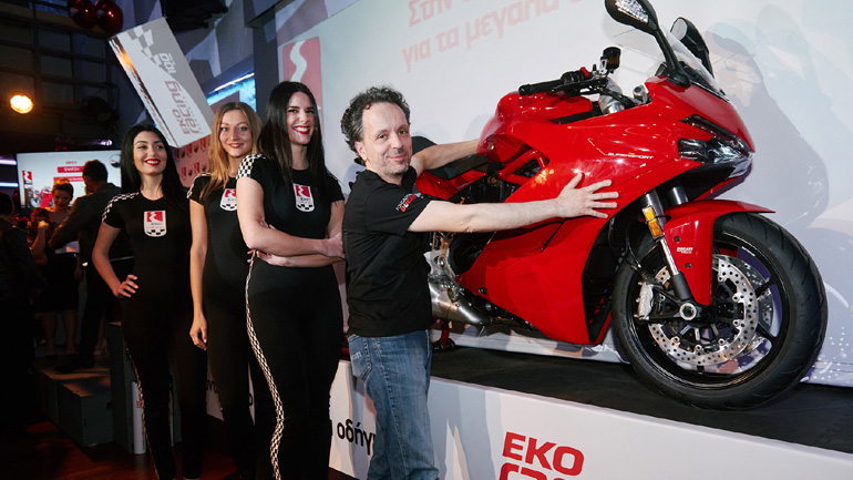 Η EKO παρέδωσε στον μεγάλο νικητή την Ducati Supersport