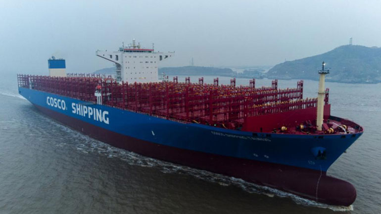 Στο λιμάνι του Πειραιά κατέπλευσε το «Cosco Shipping Taurus»