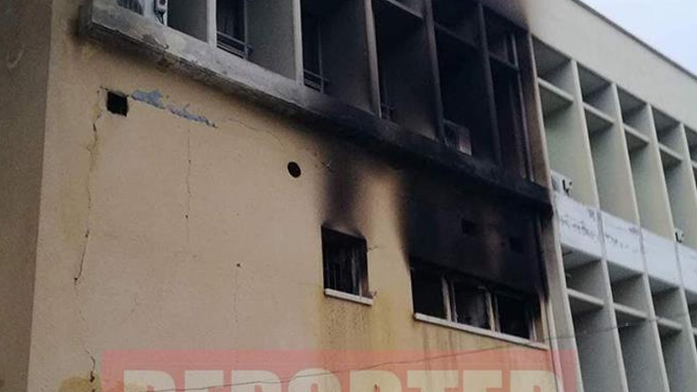 Φωτιά στο κτήριο 4 του δικαστικού μεγάρου Λευκωσίας