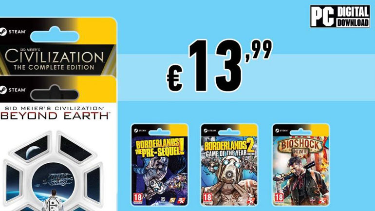 Νέες προσφορές στα Borderlands και Civilization για PC