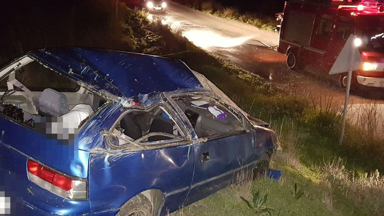 Σύρος: Τροχαίο ατύχημα στη Ροζιά