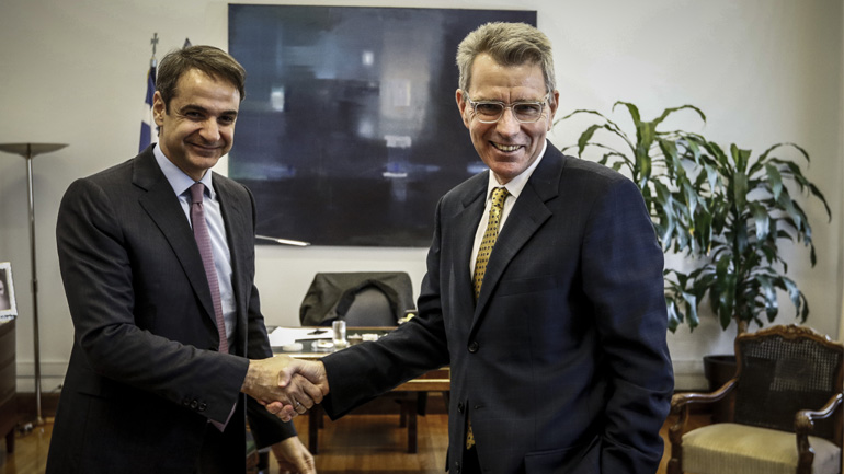 ΝΔ: Με πρωτοβουλία του Αμερικανού πρέσβη η συνάντηση με τον Κ. Μητσοτάκη