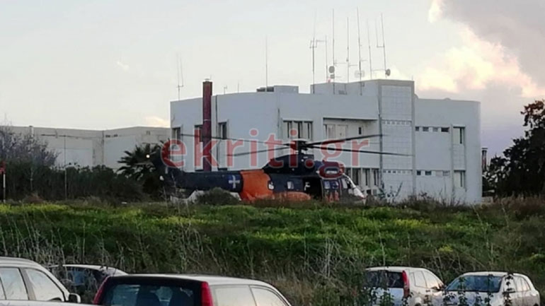 Κρήτη: Βρέφος με ηλεκτροπληξία μεταφέρθηκε με ελικόπτερο στο νοσοκομείο