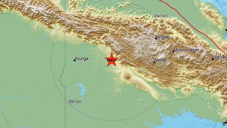 Σεισμική δόνηση 6R στην Παπούα-Νέα Γουινέα