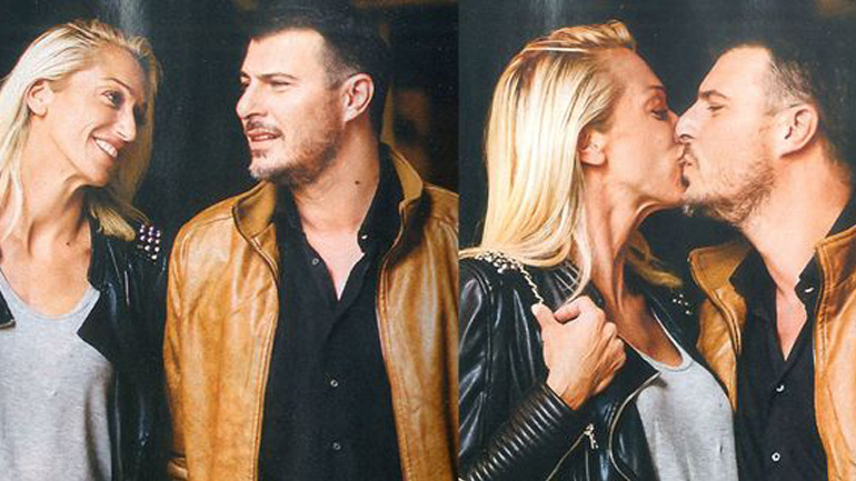 Τα καυτά φιλιά της Κατερίνας Χαλικιά με τον Φώτη Γιαννιώτη μπροστά στον φακό!