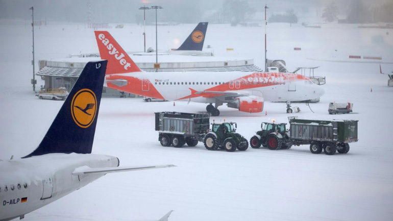 Ελβετία: Κλειστό το αεροδρόμιο της Γενεύης εξαιτίας της κακοκαιρίας