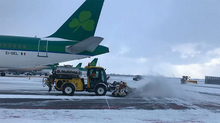 Ιρλανδία: Αναστολή πτήσεων στο αεροδρόμιο του Δουβλίνου λόγω της κακοκαιρίας