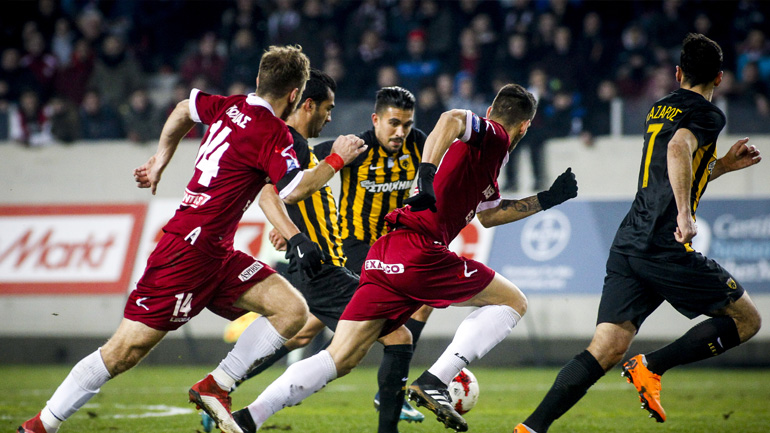 Προβάδισμα πρόκρισης η Λάρισα, 2-1 την ΑΕΚ