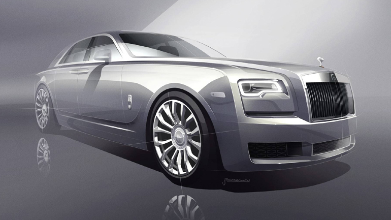 Απίστευτη Rolls-Royce Ghost με πραγματικό ασήμι