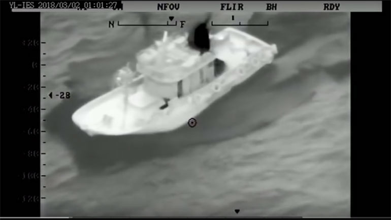 Βίντεο ντοκουμέντο: Το ρεσάλτο των λιμενικών στο αλιευτικό με το χασίς