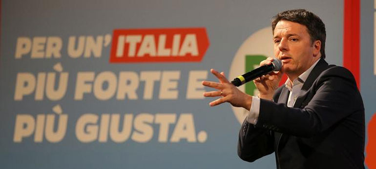 Ο επικεφαλής του Δημοκρατικού Κόμματος και πρώην πρωθυπουργός Ματέο Ρέντσι