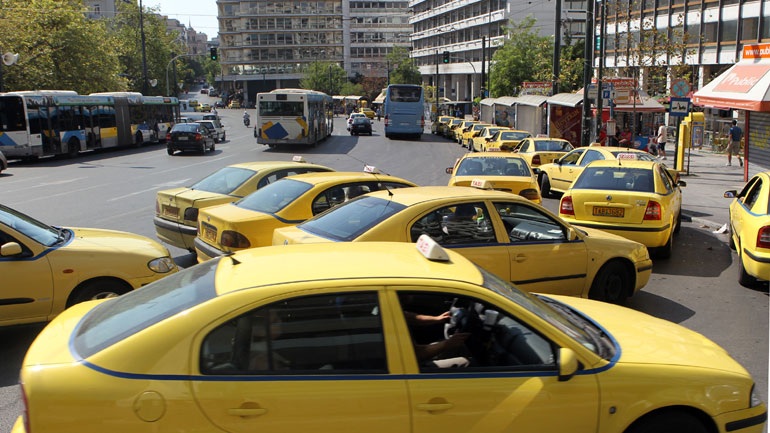 Στάση εργασίας των οδηγών ταξί