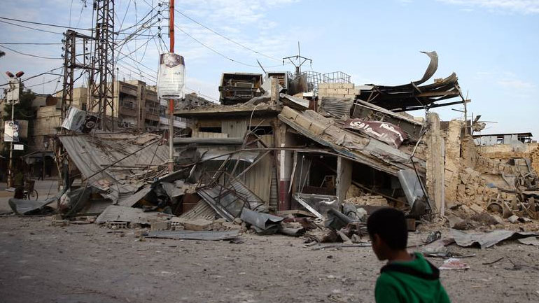 Διεθνής αυτοκινητοπομπή που μεταφέρει βοήθεια εισέρχεται στην περιοχή της ανατολικής Γούτα