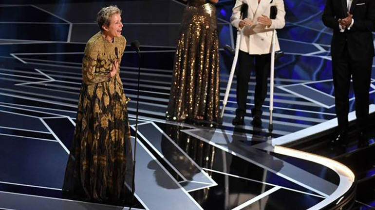 Ο απίστευτος λόγος της Frances McDormand στην 90η τελετή απονομής των βραβείων Oscar