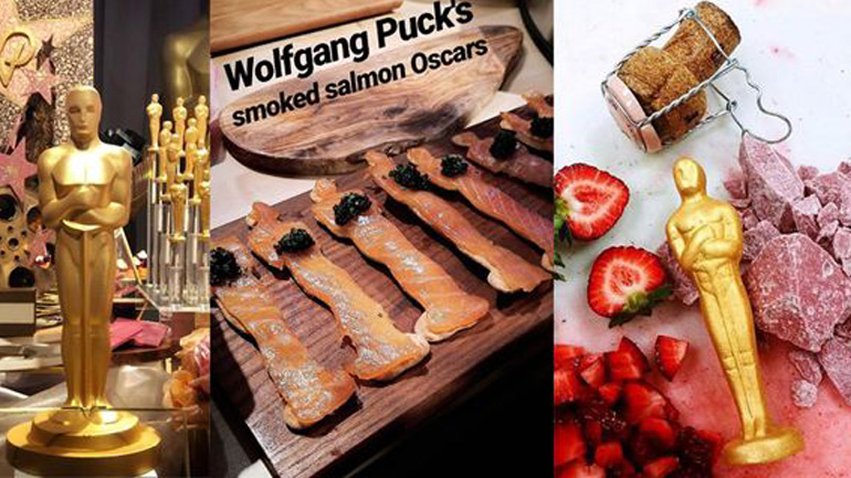 Μους χαβιάρι πασπαλισμένο με χρυσόσκονη 24 καρατίων για τους καλεσμένους των Oscar
