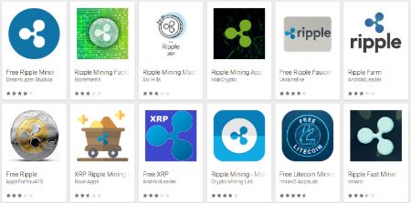 Πλαστά Ripple miners στο Google Play