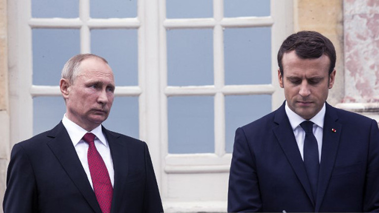 Γαλλία: Ο Μακρόν ζήτησε από τον Πούτιν να ασκήσει πιέσεις προκειμένου η Δαμασκός να σεβαστεί την εκεχειρία