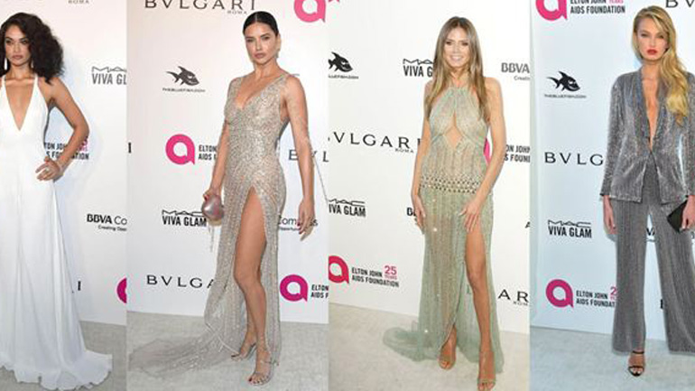 Οι celebrities στο Oscars viewing party Elton John AIDS Foundation