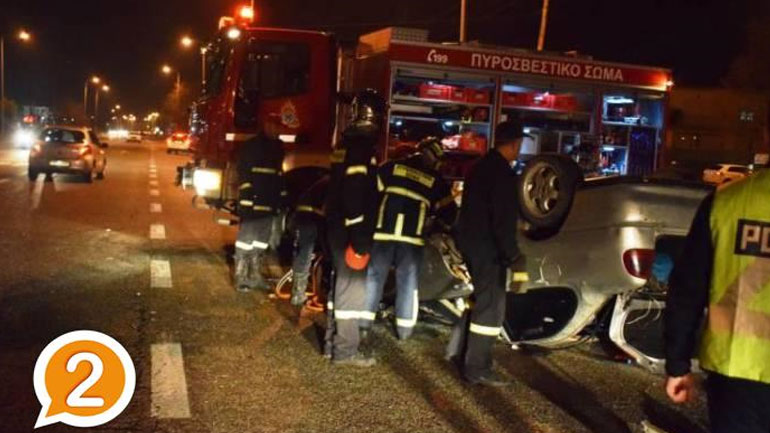 Τροχαίο με ανατροπή αυτοκινήτου στην Ε.Ο. Ξάνθης – Λάγους