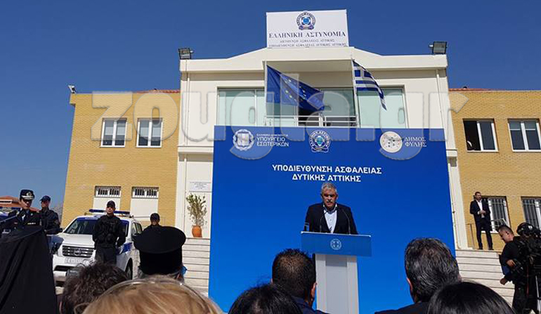 O αναπληρωτής υπουργός Προστασίας του Πολίτη Νίκος Τόσκας