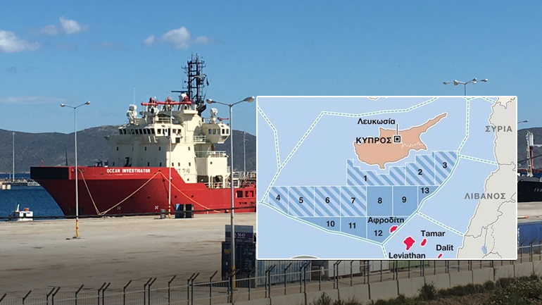 Το ερευνητικό σκάφος της EXXON-MOBIL στο Λαύριο