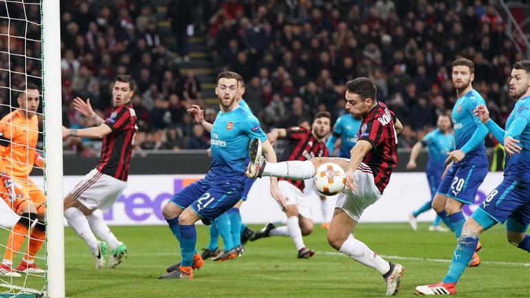 Europa League: «Κανονιές» στο Μιλάνο, 2-0 η Άρσεναλ τη Μίλαν