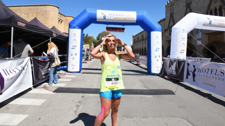 Η Μαρία Πολύζου τρέχει για το Όραμα Ελπίδας στο Μαραθώνιο της Ρόδου