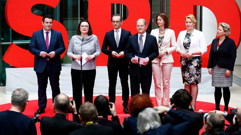 Oι υποψήφιοι υπουργοί του SPD