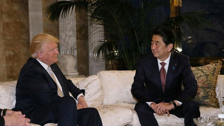 Επικοινωνία Ντ. Τραμπ – Σίνζο Άμπε με κύριο θέμα τη Βόρεια Κορέα και το διμερές εμπόριο