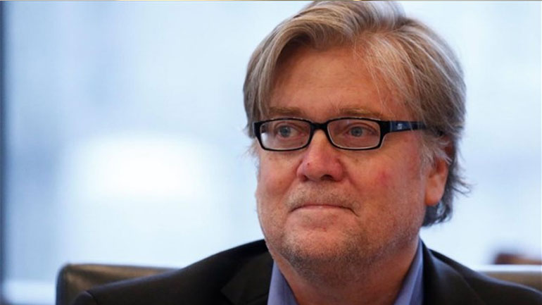 Ο Στιβ Μπάνον, πρώην στρατηγιστής του Λευκού Οίκου, θα μιλήσει σήμερα στο κομματικό συνέδριο του Εθνικού Μετώπου