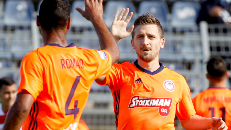 «Περίπατος» στα Χανιά για τον Ολυμπιακό, 4-0 τον Πλατανιά