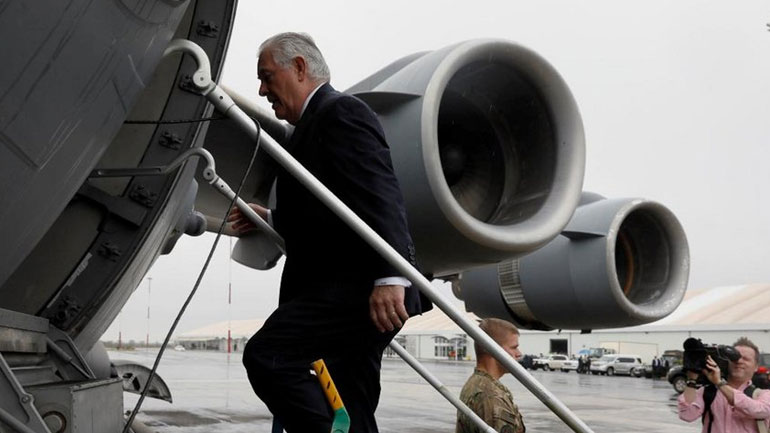 Επιστρέφει νωρίτερα ο Τίλερσον από την Αφρική