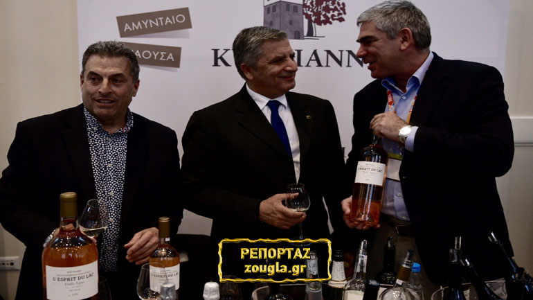 Οινόραμα 2018: Ο Πατούλης γεύεται το μοναδικό ξινόμαυρο κρασί της Νάουσας