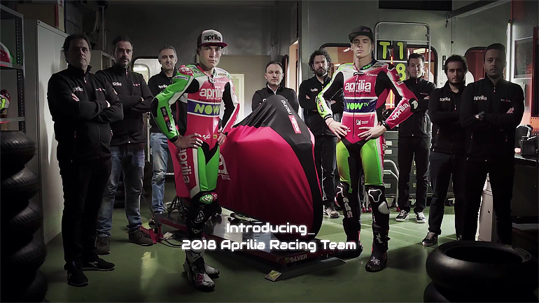 Η Aprilia υποδέχεται το MotoGP Η Aprilia υποδέχεται το MotoGP