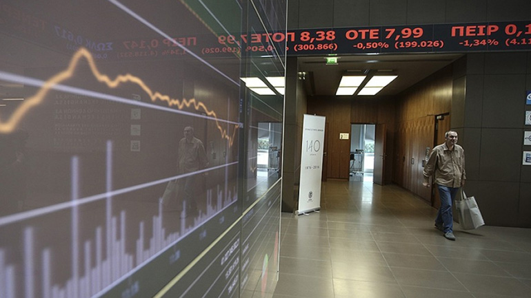 Πτώση στο Χρηματιστήριο Αθηνών
