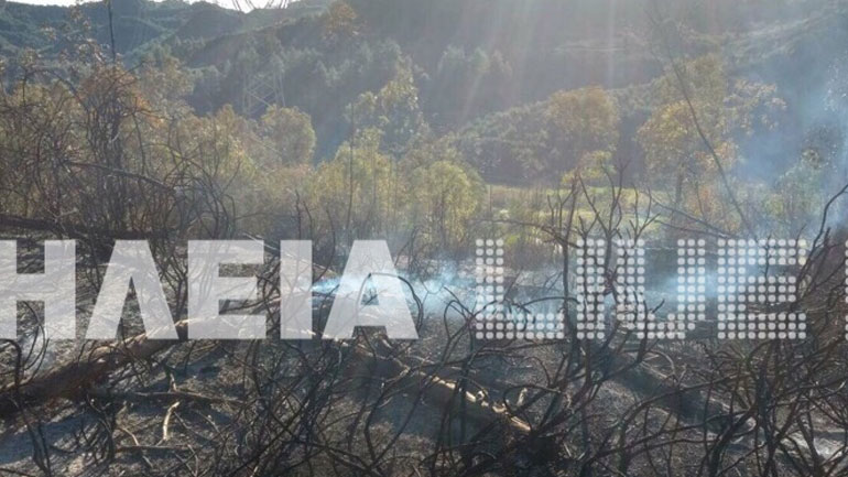 Ηλεία: Πυρκαγιά στο Χειμαδιό σε αγροτοδασική έκταση