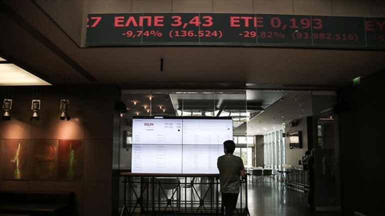 Πτωτικές τάσεις στο Χρηματιστήριο Αθηνών