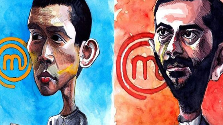 Διάσημος ζωγράφος δημιούργησε τα σκίτσα των πρωταγωνιστών του Master Chef! Διάσημος ζωγράφος δημιούργησε τα σκίτσα των πρωταγωνιστών του Master Chef!