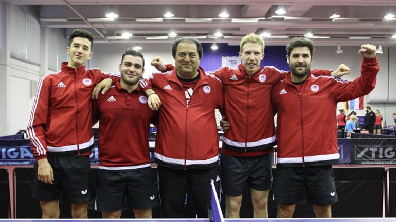 Πινγκ πονγκ: Πρωταθλητής και στους άνδρες ο Ολυμπιακός