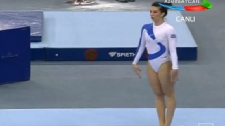 Παγκόσμιο Κύπελλο Γυμναστικής: Ασημένια η Ιωάννα Ξουλόγη στις ασκήσεις εδάφους!