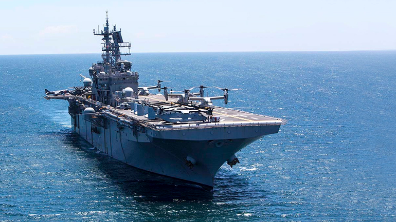 Το Iwo Jima έριξε άγκυρα στη Λεμεσό