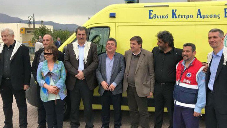 Στα Ανώγεια το ασθενοφόρο που δώρισε το Ίδρυμα Νιάρχου